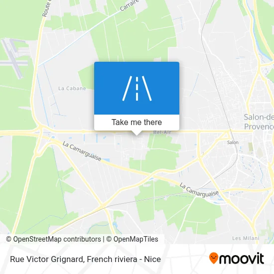 Mapa Rue Victor Grignard