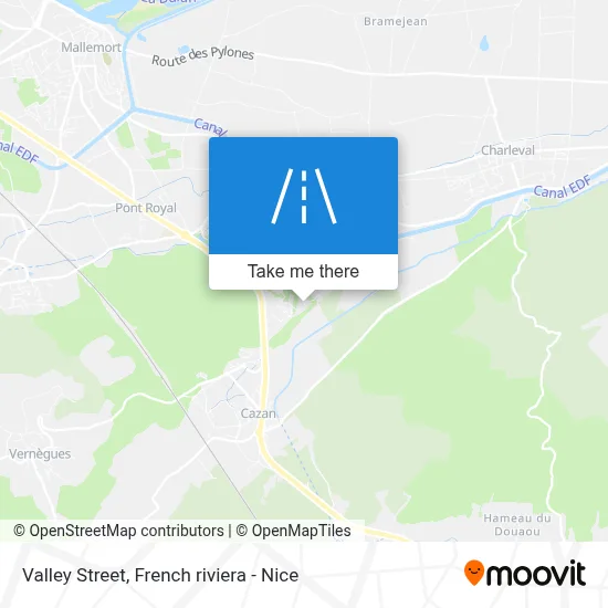 Rue Des Vallons map