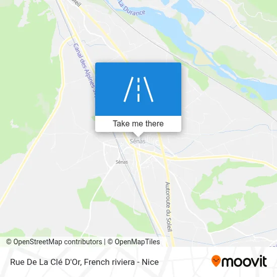 Rue De La Clé D'Or map
