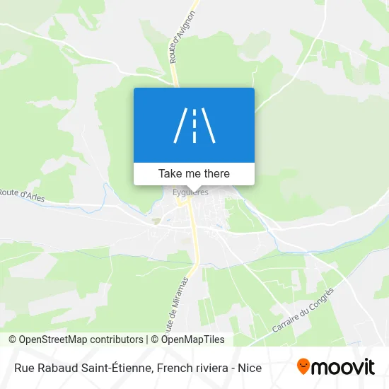 Rue Rabaud Saint-Étienne map