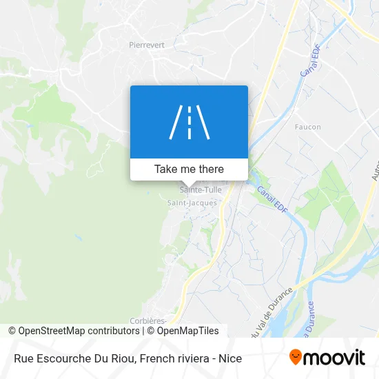 Rue Escourche Du Riou map