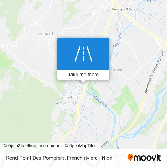 Mapa Rond-Point Des Pompiers
