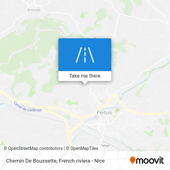 Chemin De Boussette map