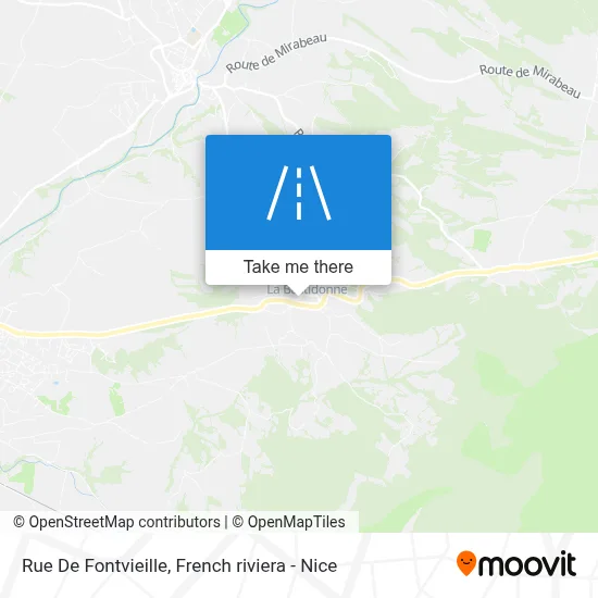 Rue De Fontvieille map