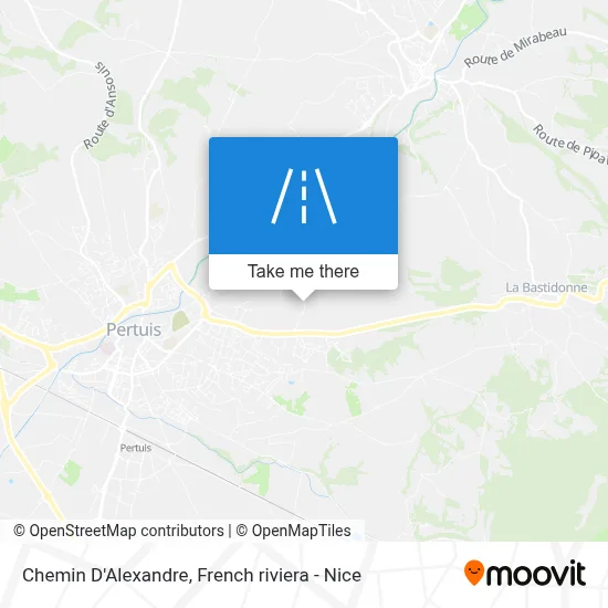 Chemin D'Alexandre map