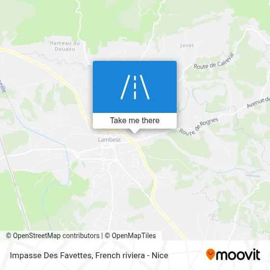 Impasse Des Favettes map