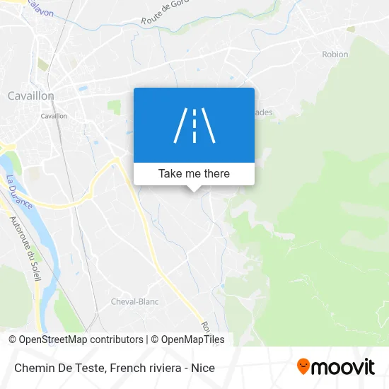 Chemin De Teste map