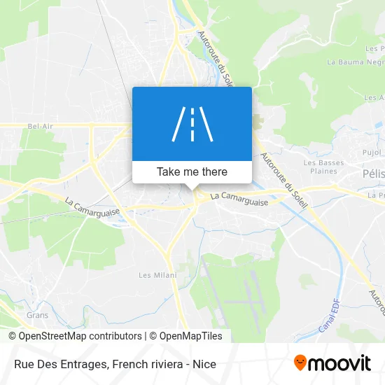 Rue Des Entrages map