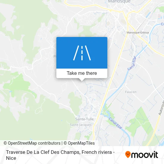Traverse De La Clef Des Champs map