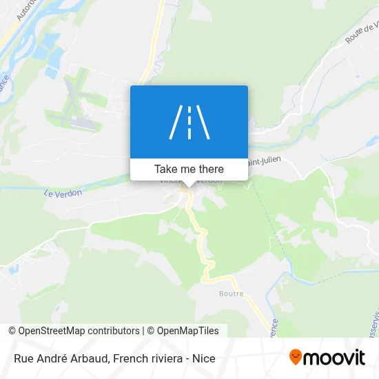 Rue André Arbaud map