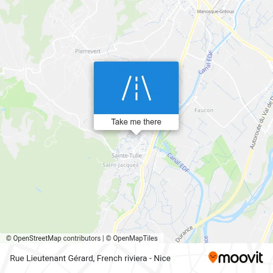 Rue Lieutenant Gérard map