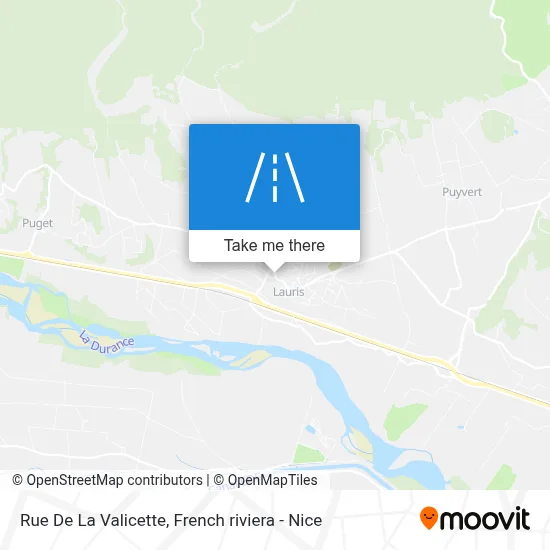 Rue De La Valicette map