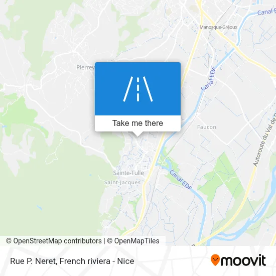 Rue P. Neret map