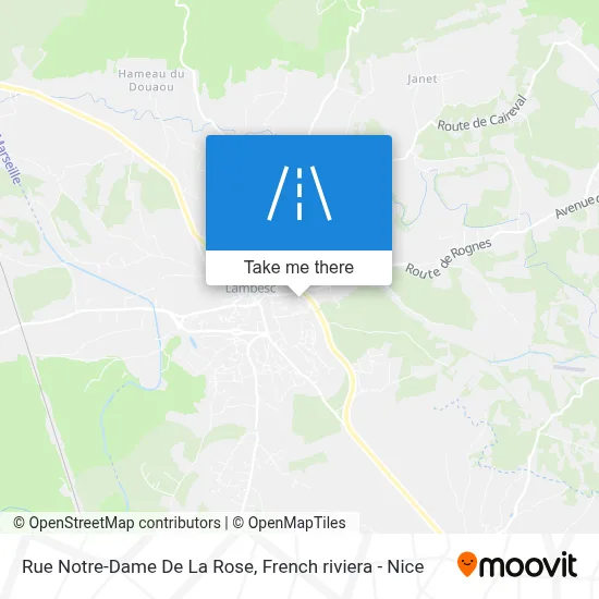 Rue Notre-Dame De La Rose map