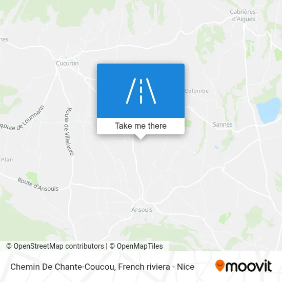 Chemin De Chante-Coucou map