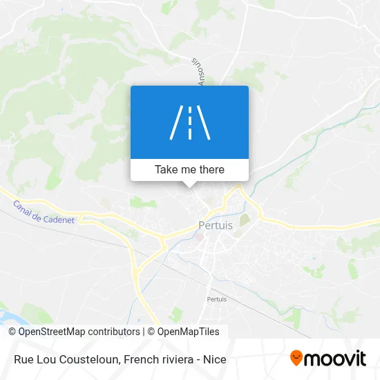 Rue Lou Cousteloun map