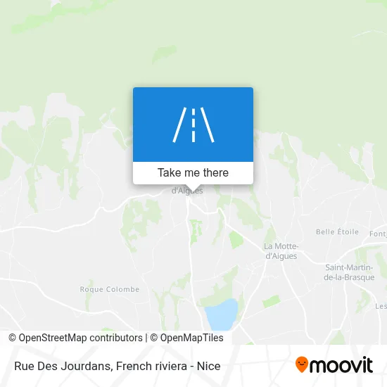 Rue Des Jourdans map
