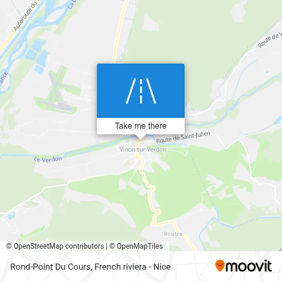 Mapa Rond-Point Du Cours