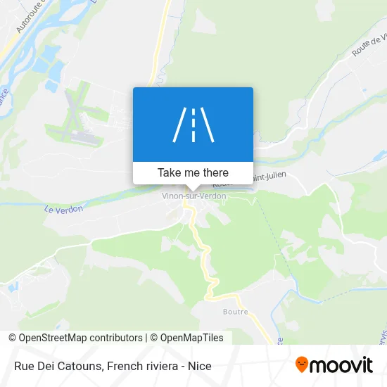 Rue Dei Catouns map