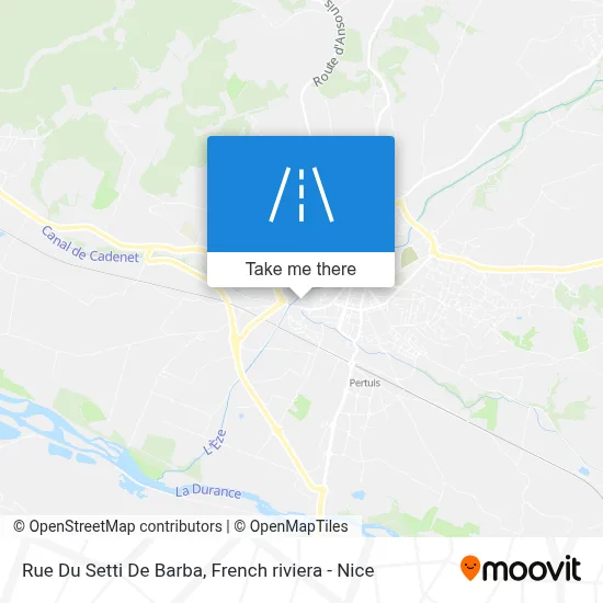 Rue Du Setti De Barba map