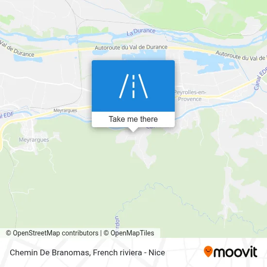 Chemin De Branomas map