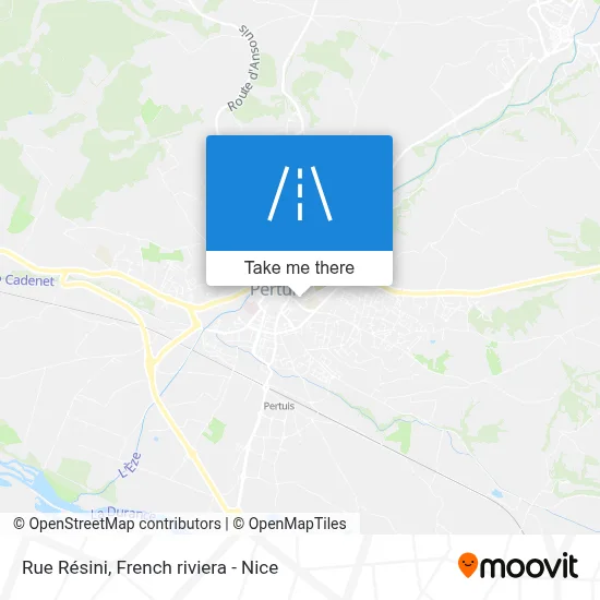 Rue Résini map