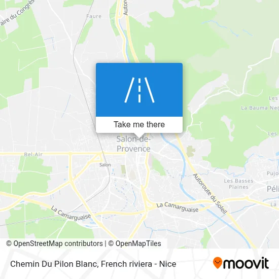 Chemin Du Pilon Blanc map