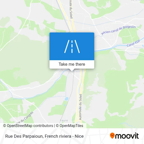 Rue Des Parpaioun map
