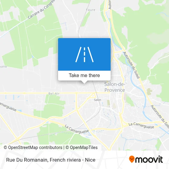 Rue Du Romanain map