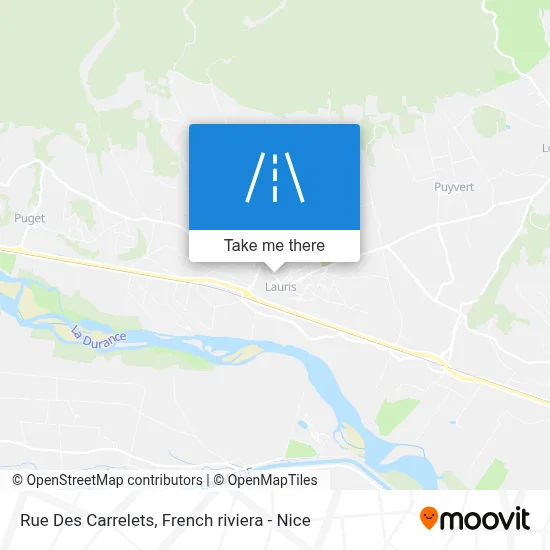 Mapa Rue Des Carrelets