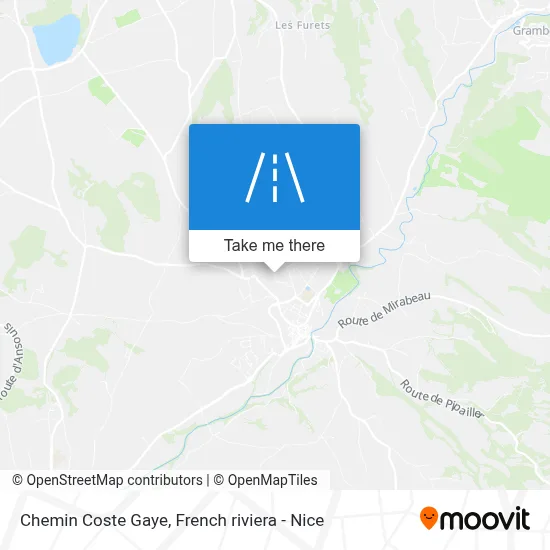 Chemin Coste Gaye map