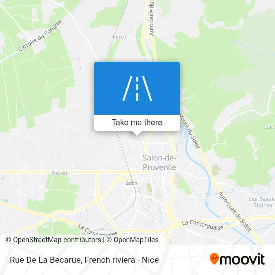 Rue De La Becarue map