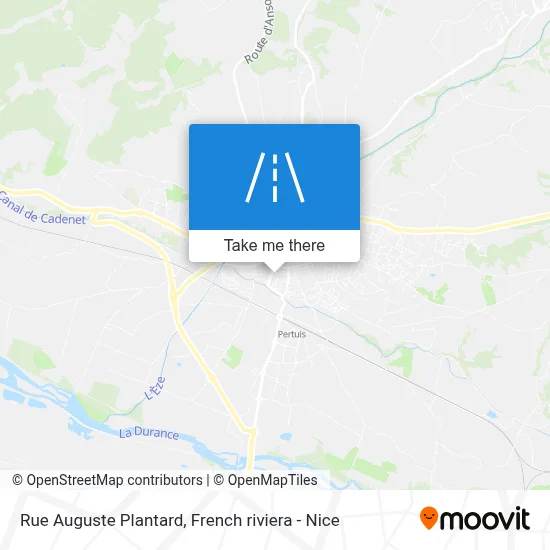 Rue Auguste Plantard map
