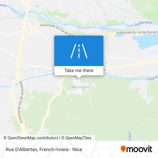 Rue D'Albertas map