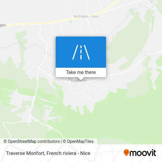 Traverse Monfort map