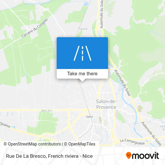 Rue De La Bresco map