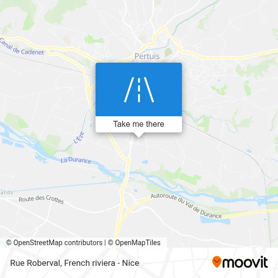 Rue Roberval map