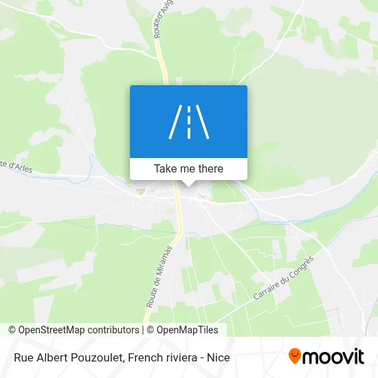 Rue Albert Pouzoulet map