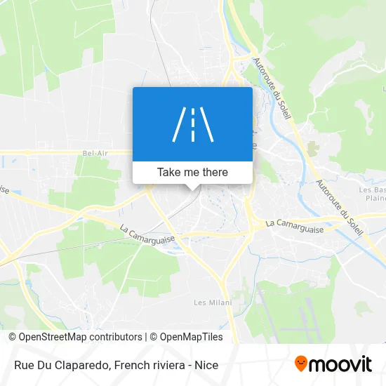 Rue Du Claparedo map
