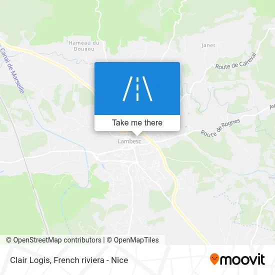 Clair Logis map