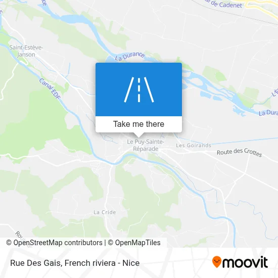 Rue Des Gais map