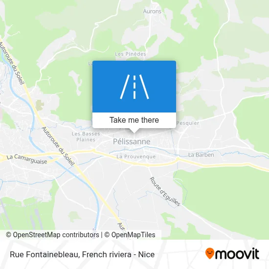Rue Fontainebleau map