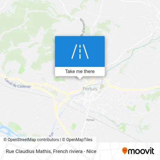 Rue Claudius Mathis map