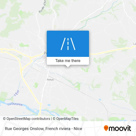 Mapa Rue Georges Onslow