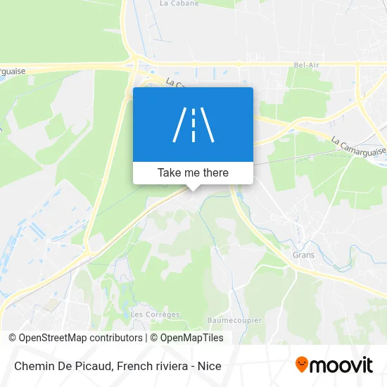 Chemin De Picaud map