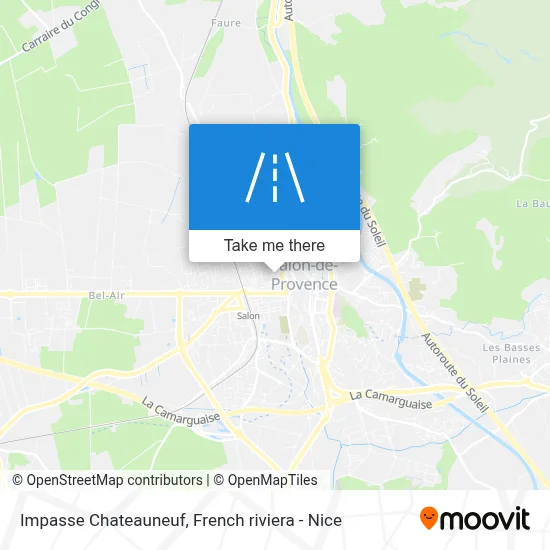Impasse Chateauneuf map