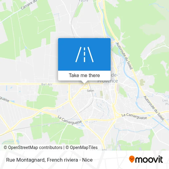 Rue Montagnard map