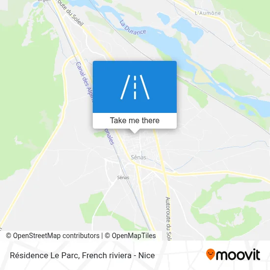 Résidence Le Parc map