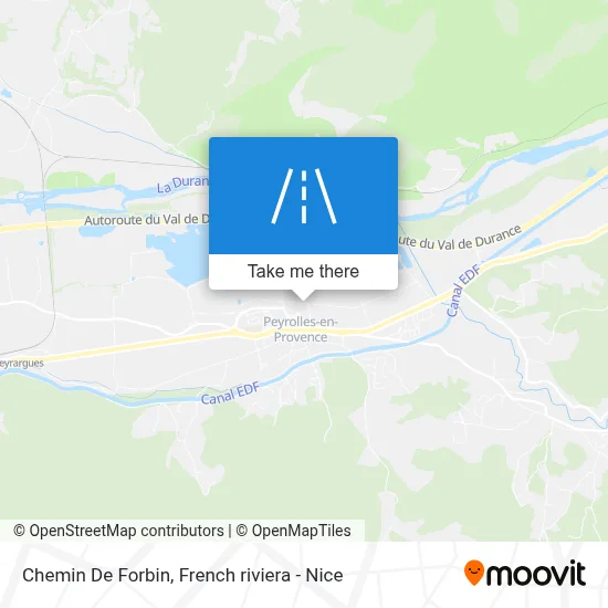 Chemin De Forbin map