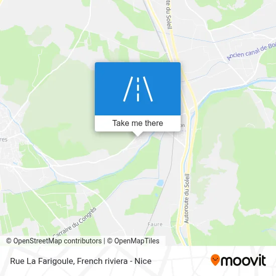 Rue La Farigoule map